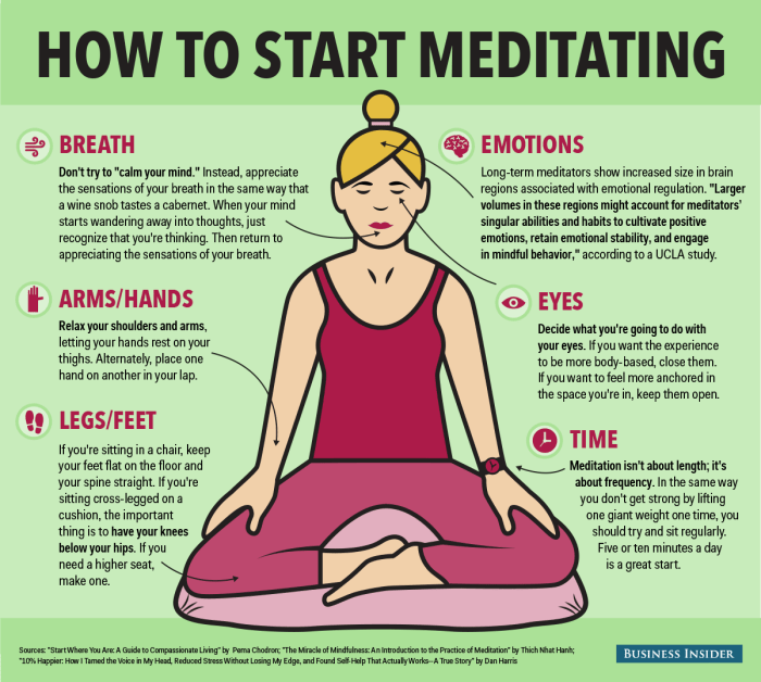 Stress meditation buster relief